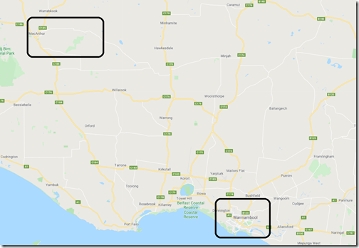 2015-01-08-Map-Warnambool-to-MacarthurWF