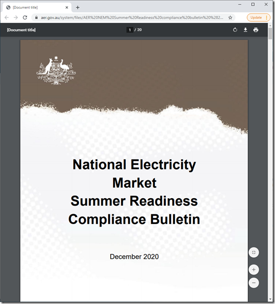 2020-12-08-AER-NEMSummerReadinessComplianceBulletin