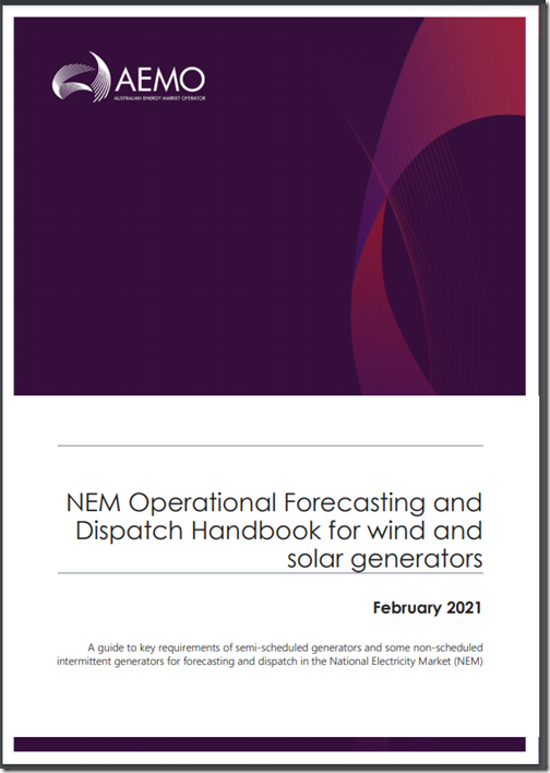 2021-02-11-AEMO-Handbook-WindandSolar-OpForecastingandDispatch