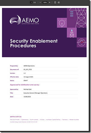 2025-06-13-AEMO-SecurityEnablementProcedures